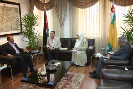Meeting with the President of the University of Jordan